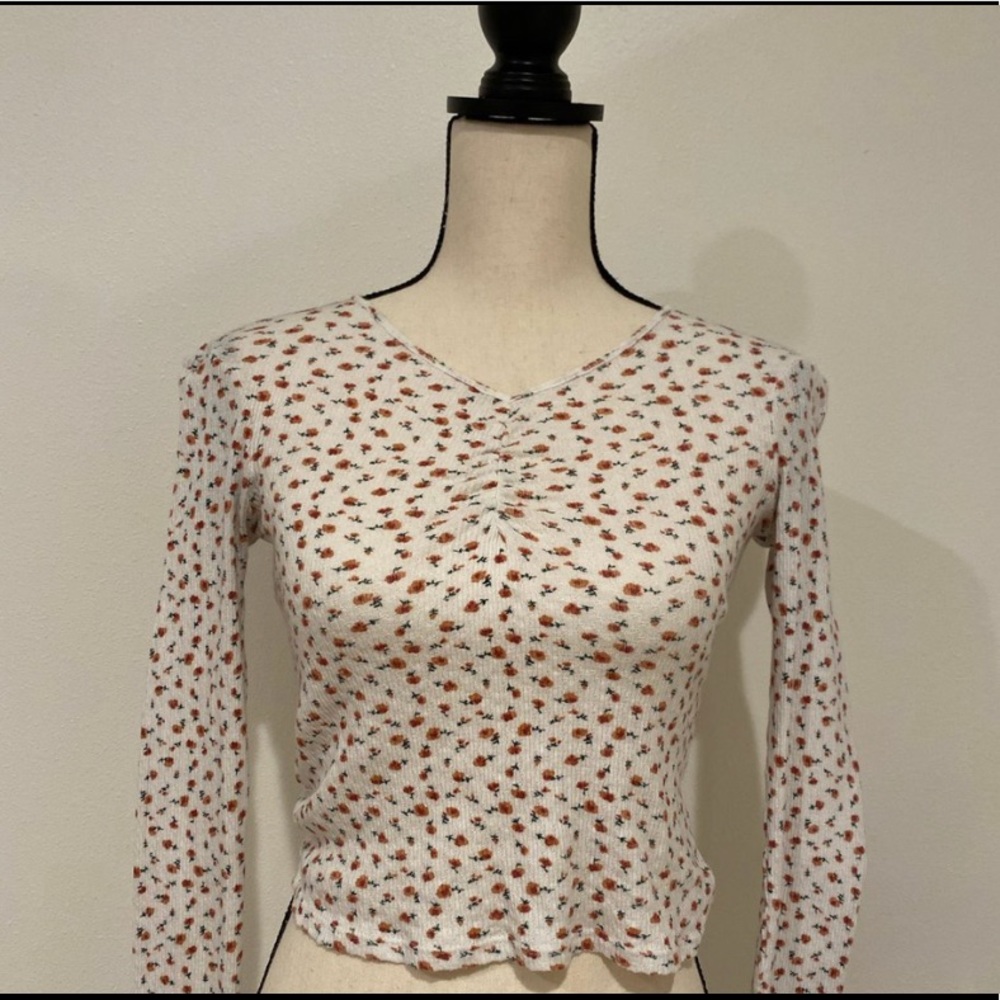 Tillys Floral White Shirt